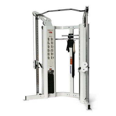 Hoist HD1900 Personal Pulley Gym w/ Chin Up Bar & Steel-135 lbs.(2 weight stacks)